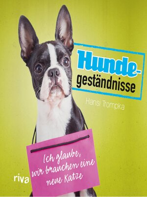 cover image of Hundegeständnisse